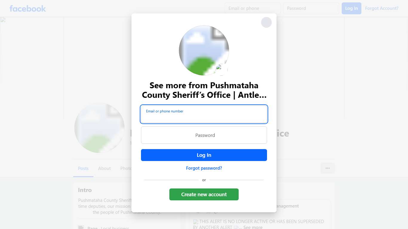 Pushmataha County Sheriff’s Office Antlers OK Facebook